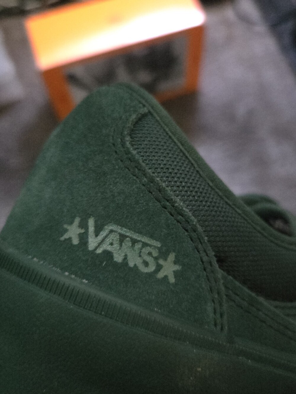 Vans X Atiba Professional Skate Curren Caples Women 8 Emerald Green Suede 062026 - Picture 6 of 10